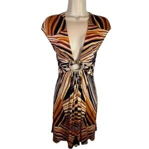 Sky Brand Orange Tiger Dress (S)